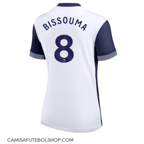 Camisa de time de futebol Tottenham Hotspur Yves Bissouma #8 Replicas 1º Equipamento Feminina 2024-25 Manga Curta